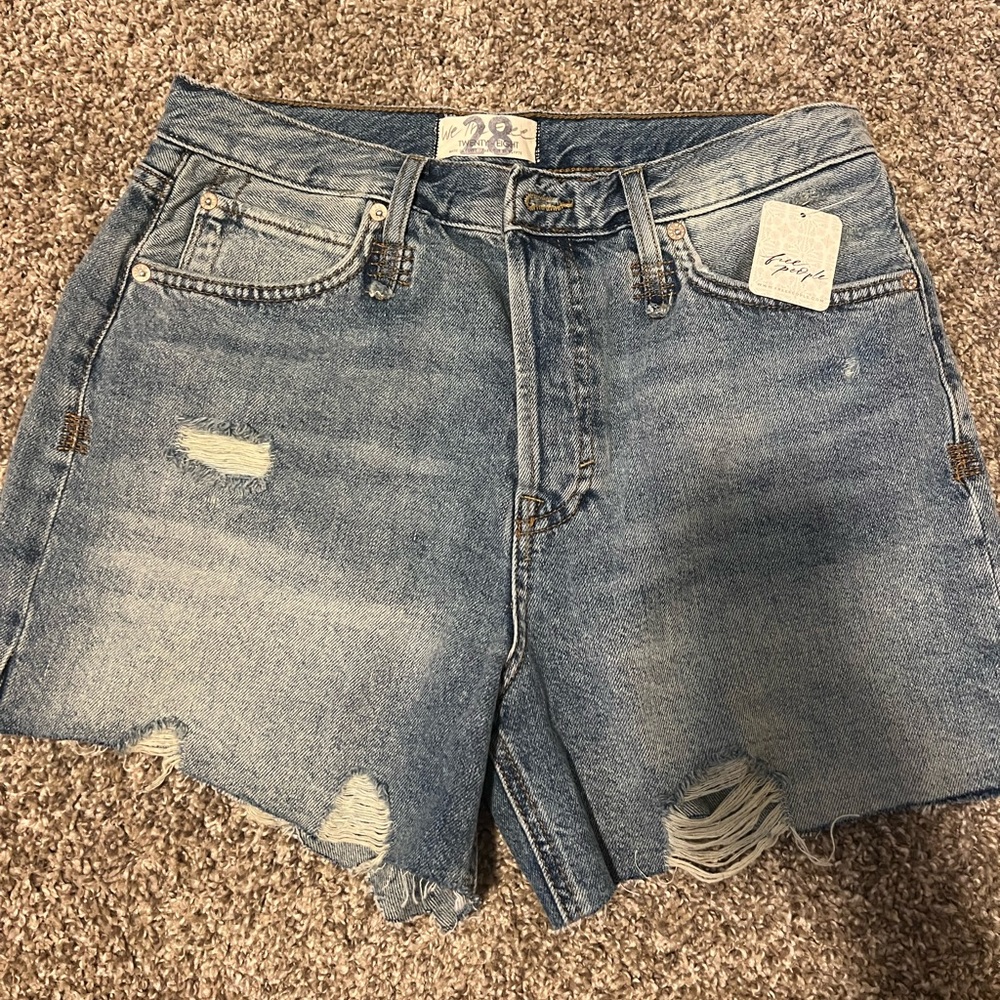 Free people Jean shorts